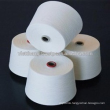 100% Polyester yarns Ne 20/1 raw white